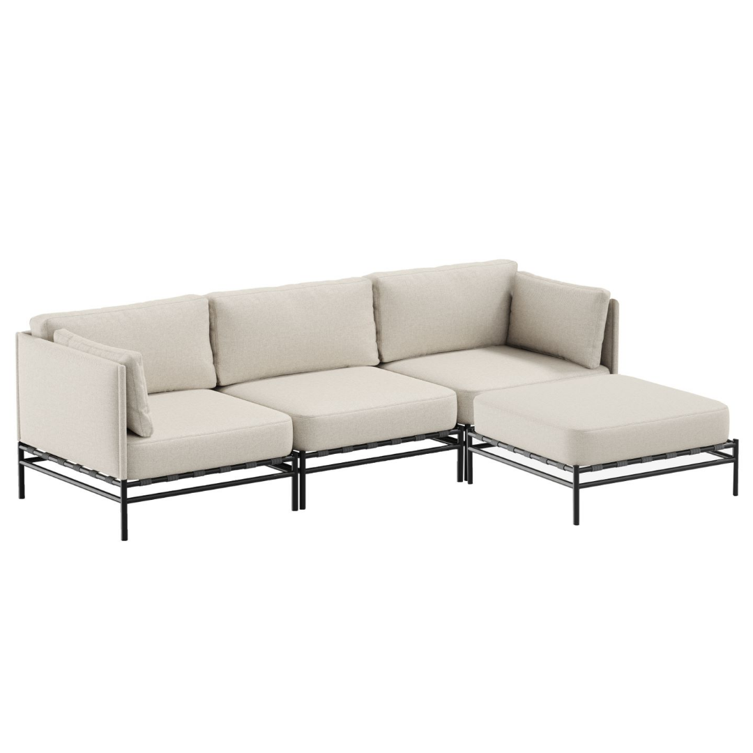 ANDY 3-Seater with Chaise Longue