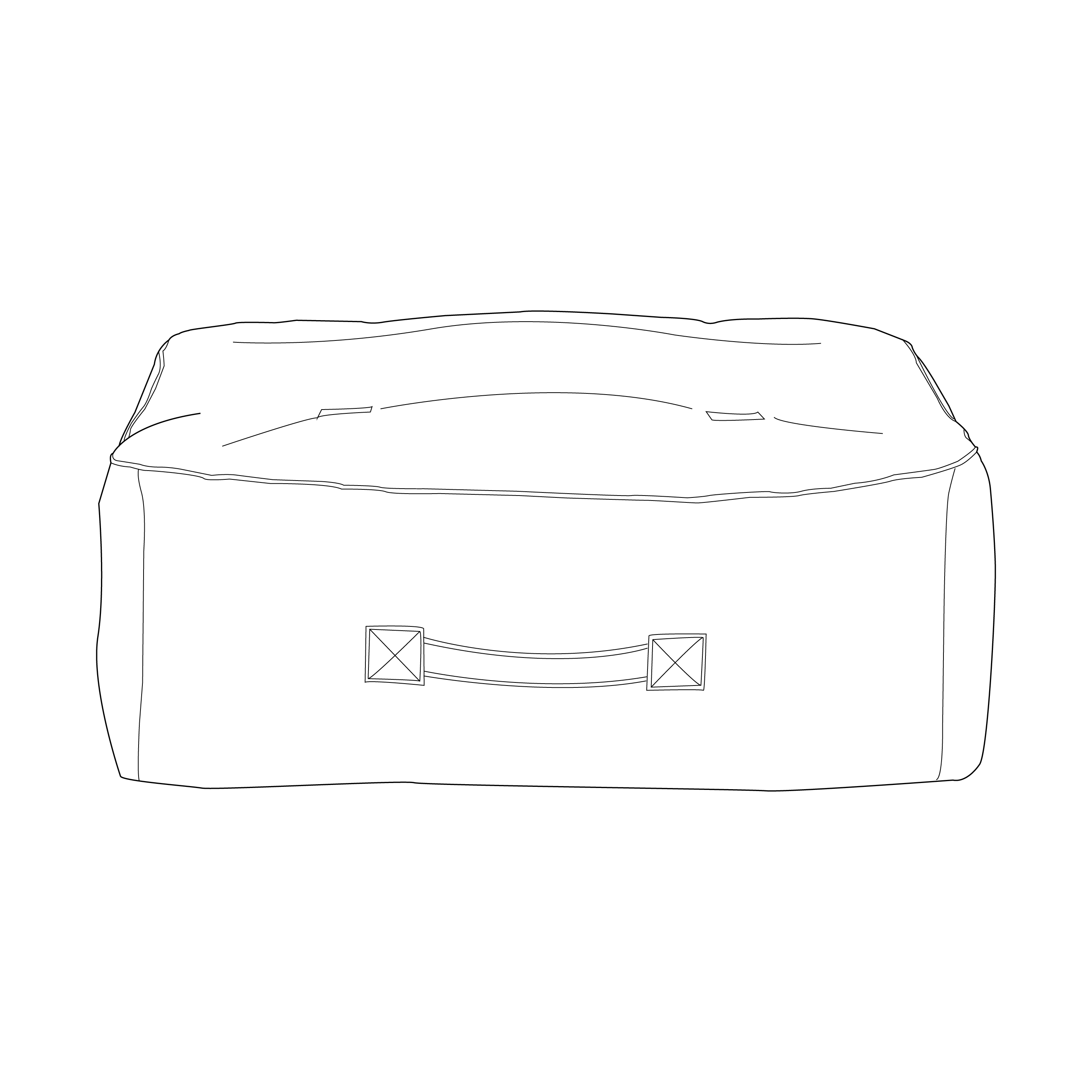 Arm-Strong Pouf Cover