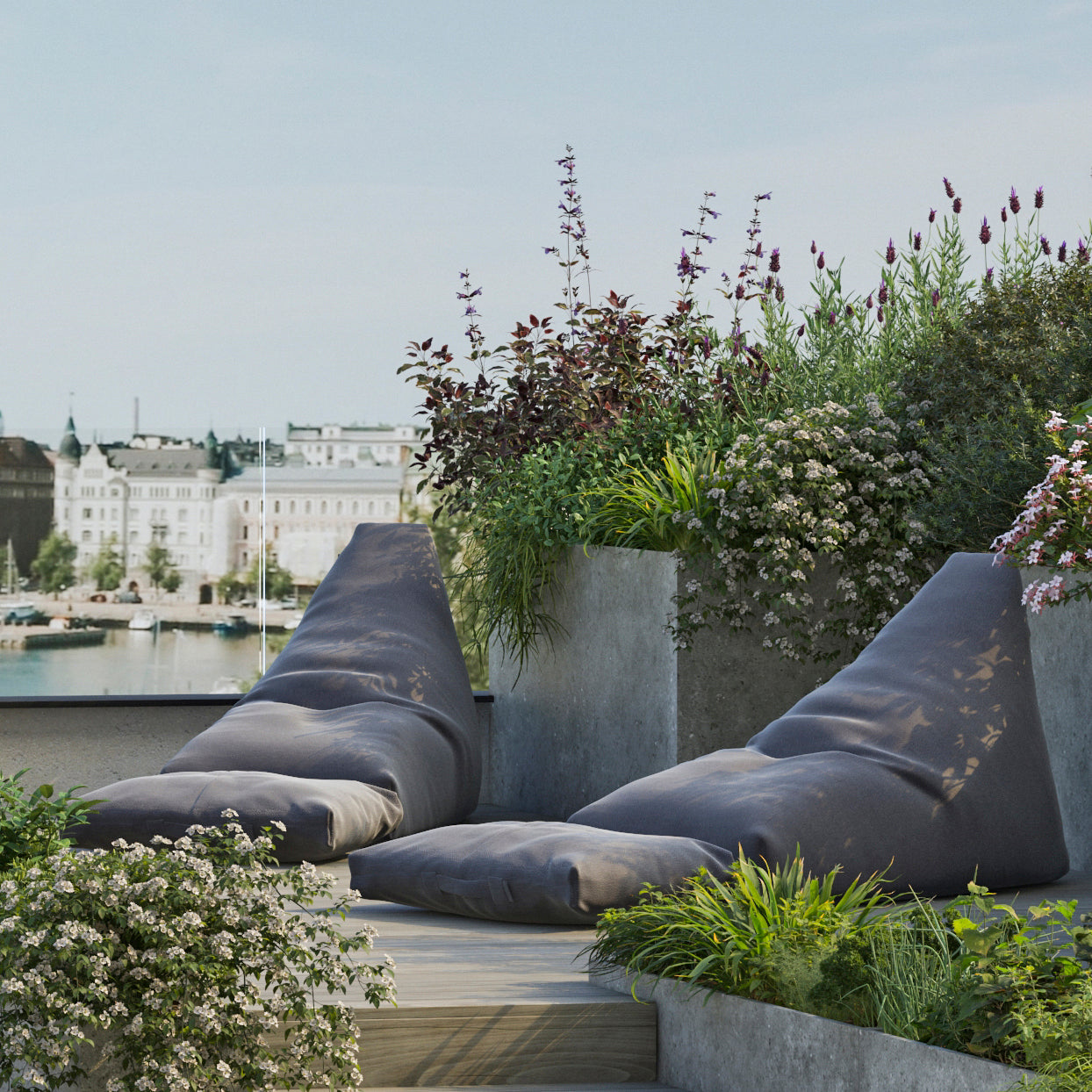 Felix Sunbrella Lounger Beanbag