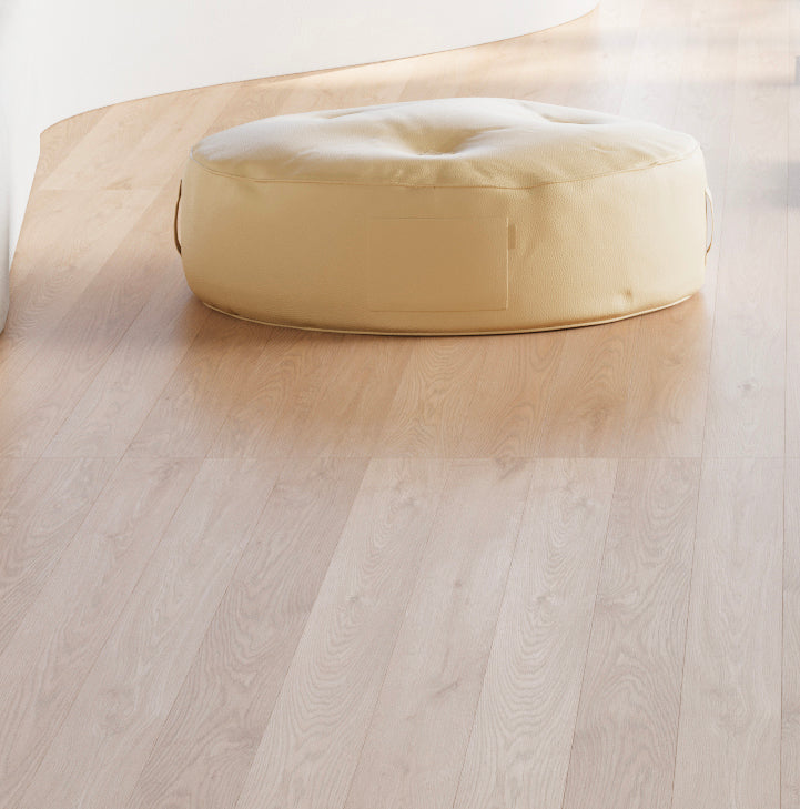 Full Moon Leather Pouf
