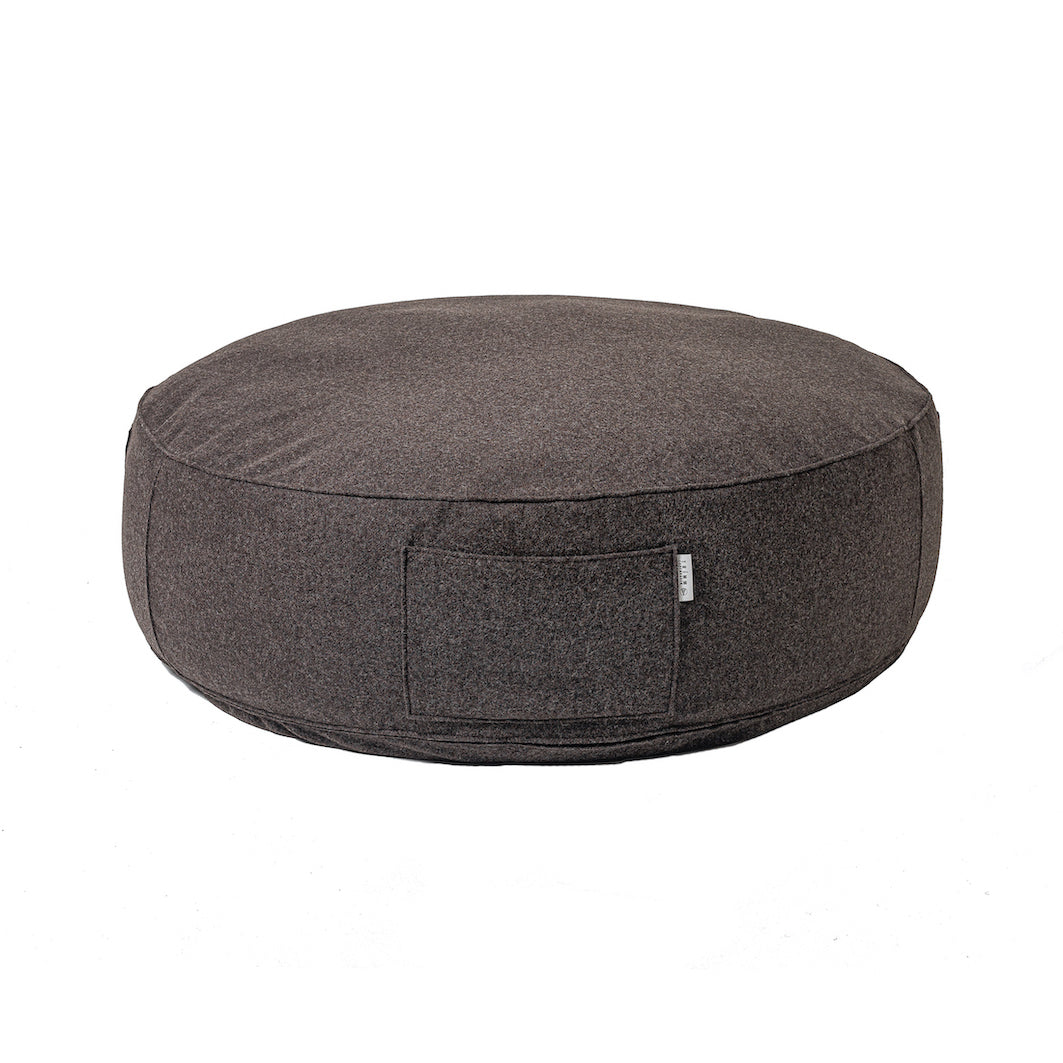 Full Moon Wolle Pouf