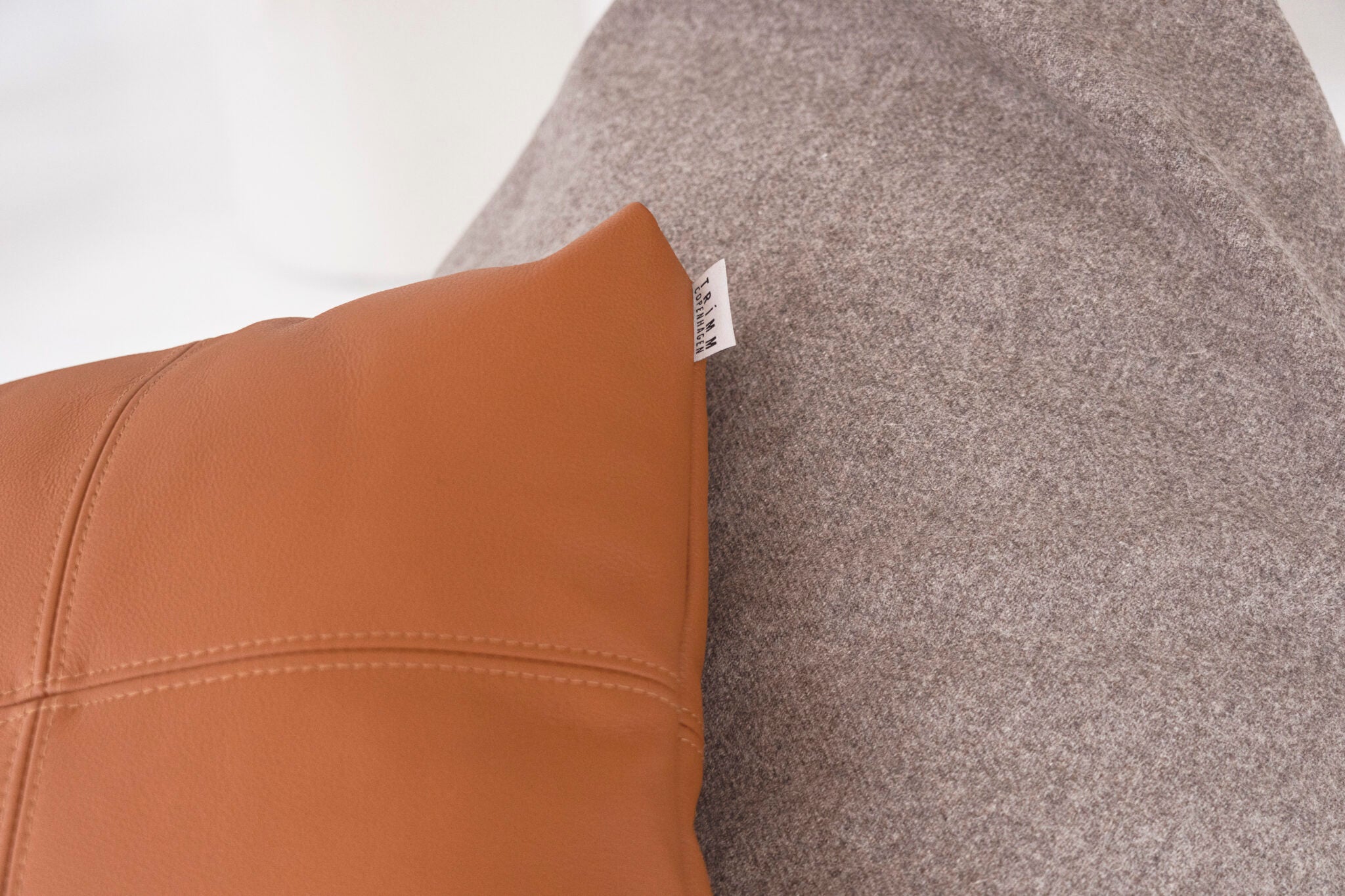 Leather cushion