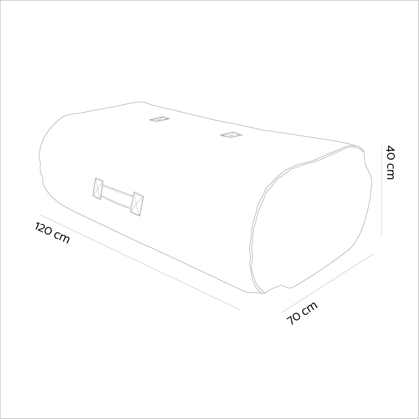 Mini Rocket Sunbrella Daybed