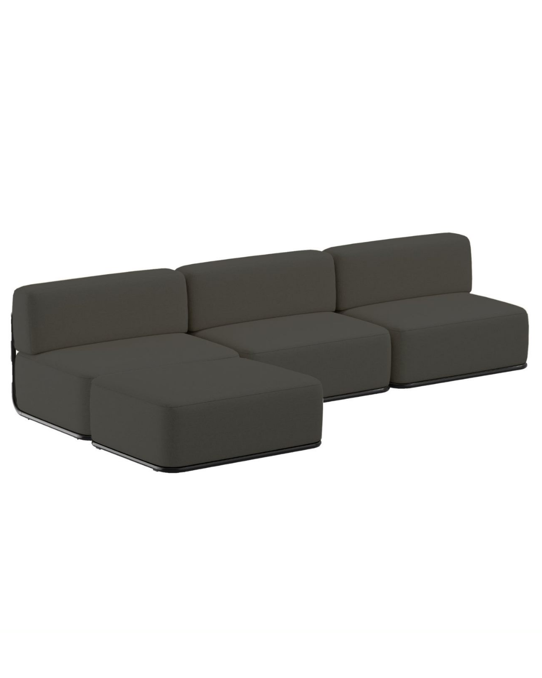 RAW 3-Seater With Chaise Longue