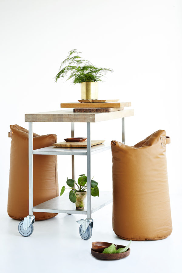 Satellite 78 Leather Stool