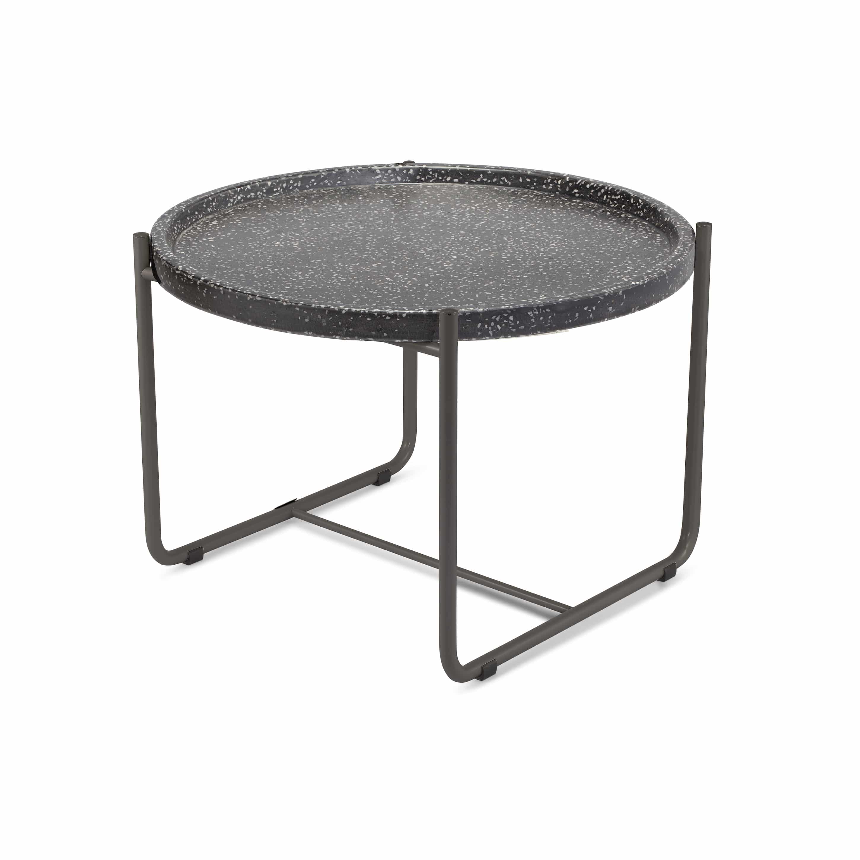 Terrazzo Table Small_Dark_Black