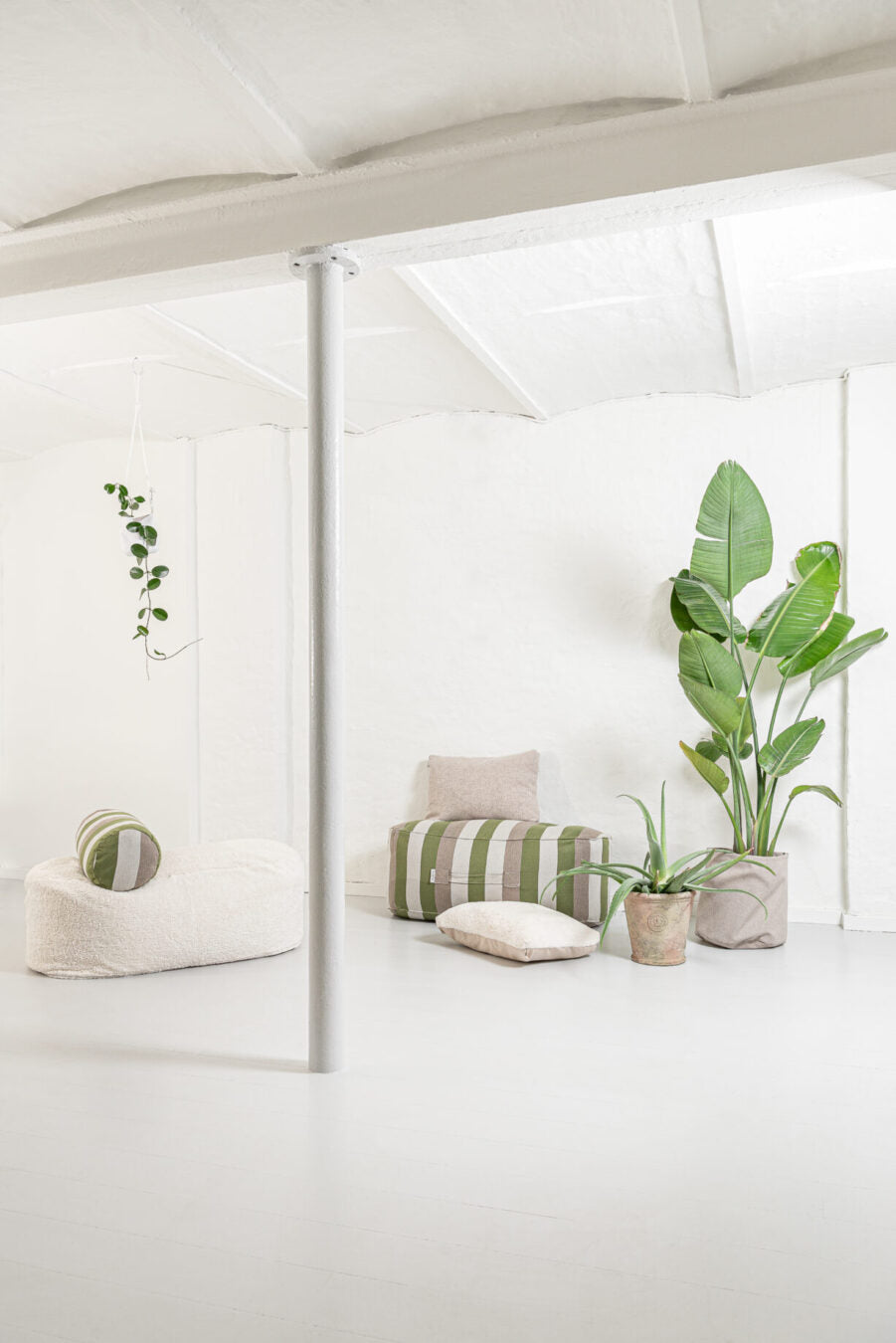 Oblong Pouf Cover