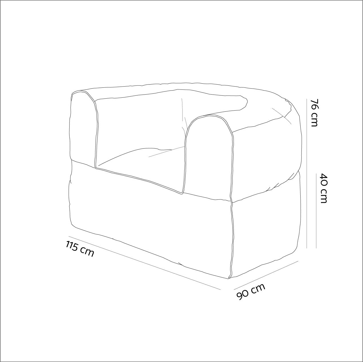 Arm-Strong Wolle Chair