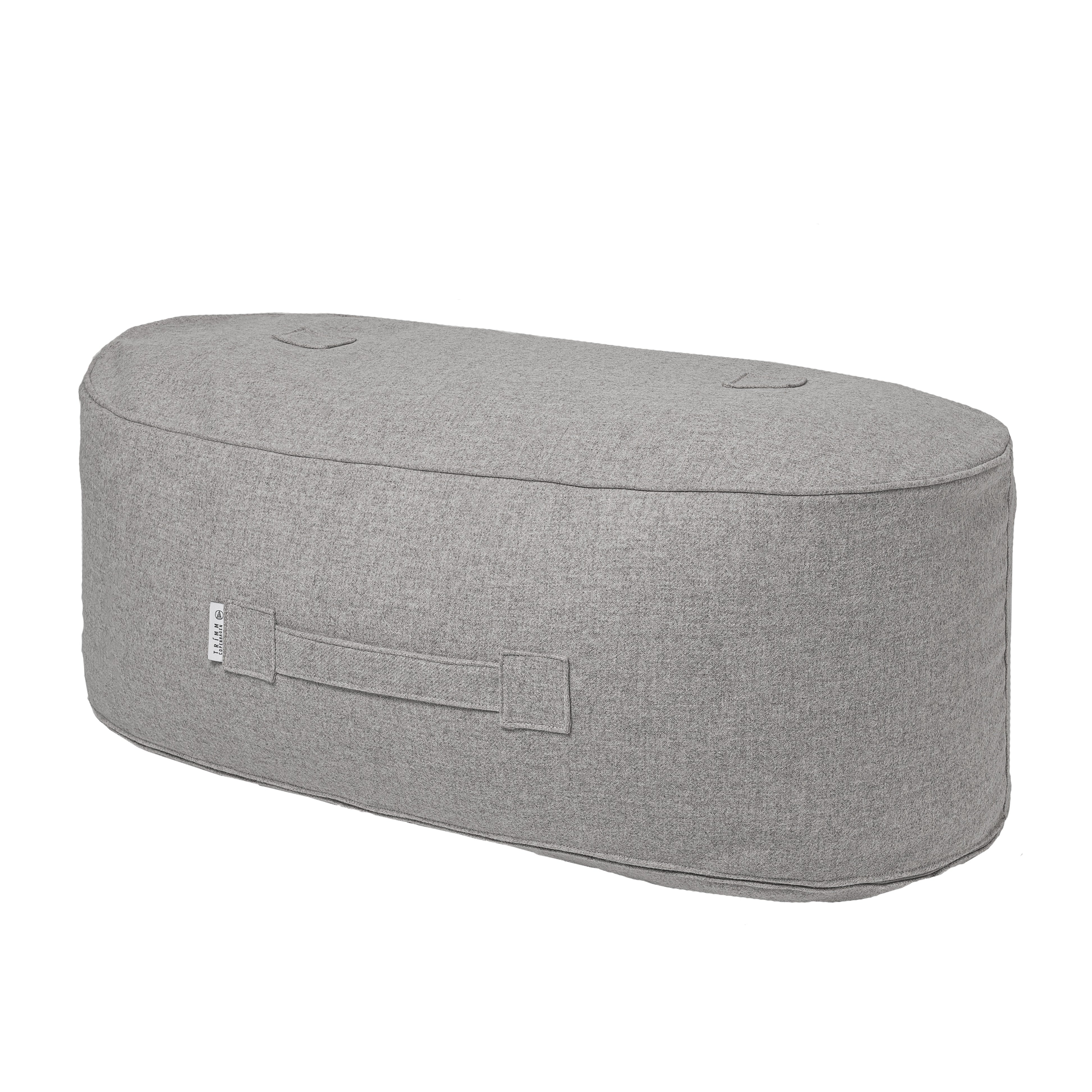 Oblong Pouf Wool