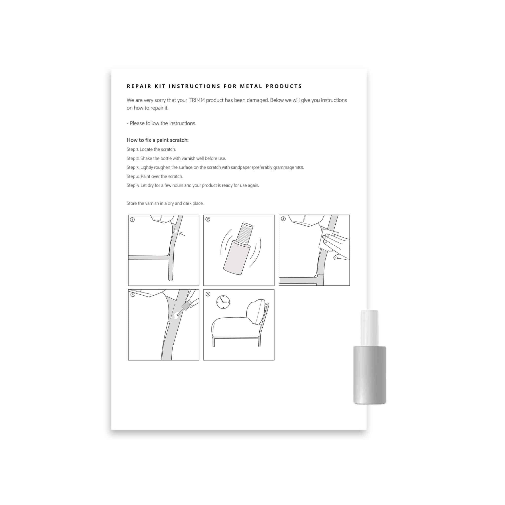 Repair kit metal